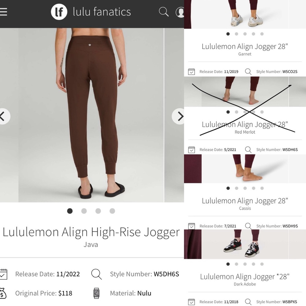 In Search of Size 8 Align Joggers - Picture 4 of 5